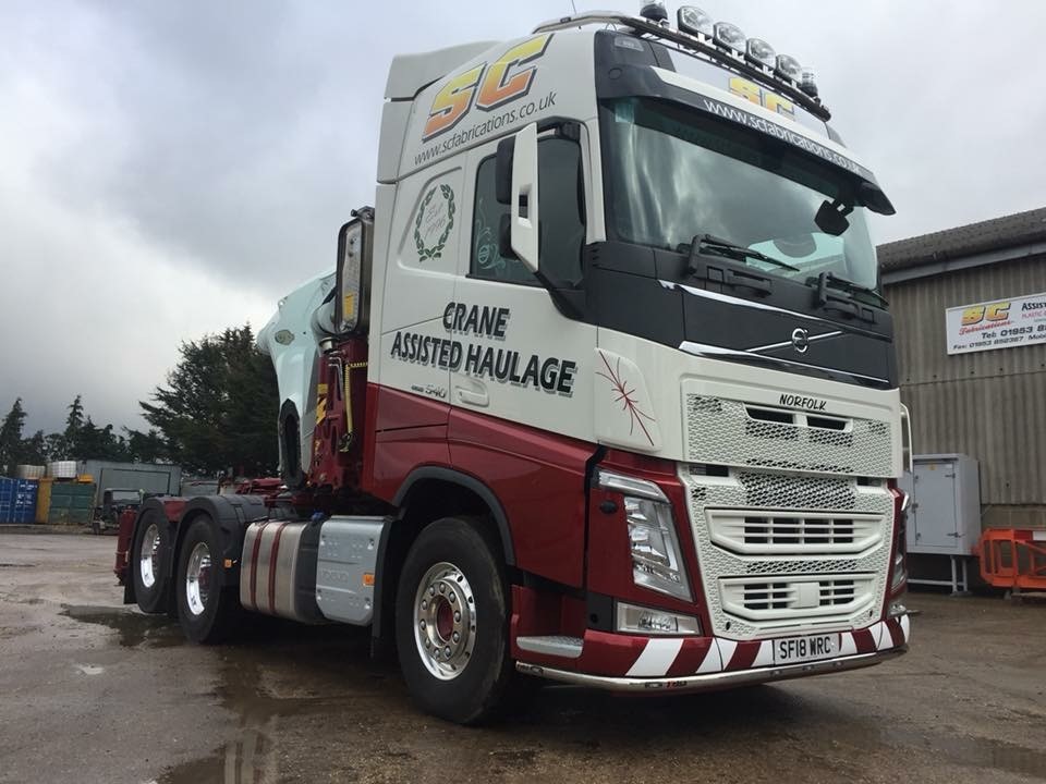 W9 SCF - VOLVO FH-540 - SC Fabrications Crane Assisted Haulage